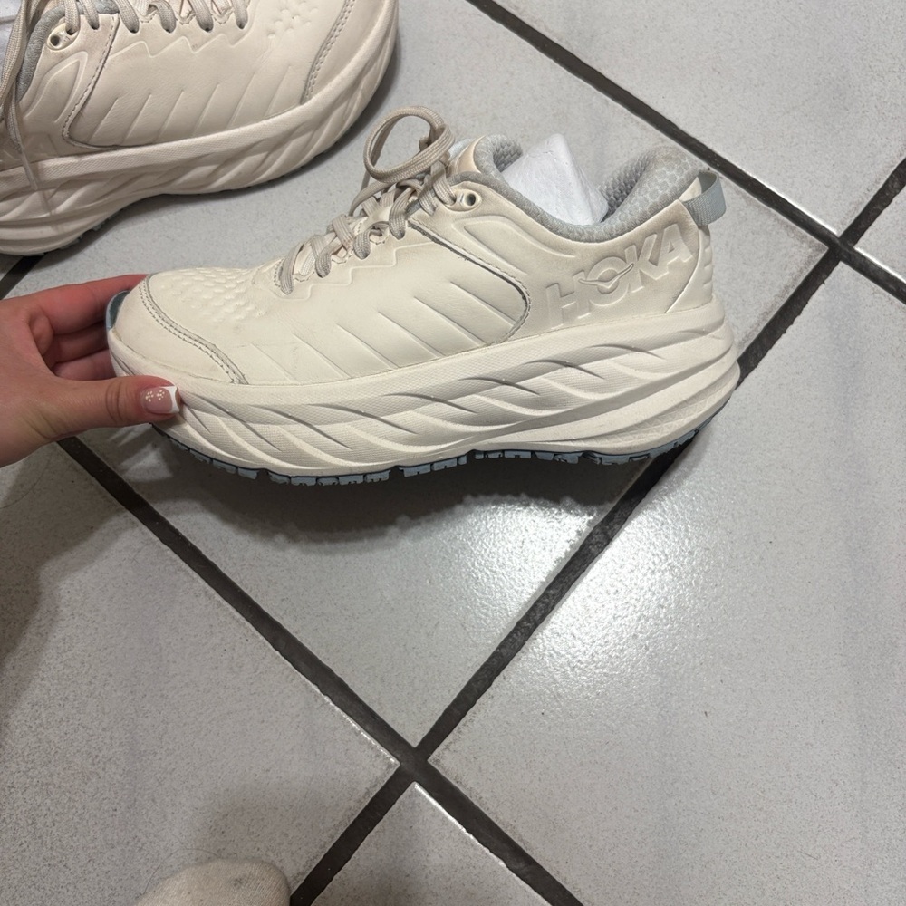 HOKA Women's Cream Running Shoe